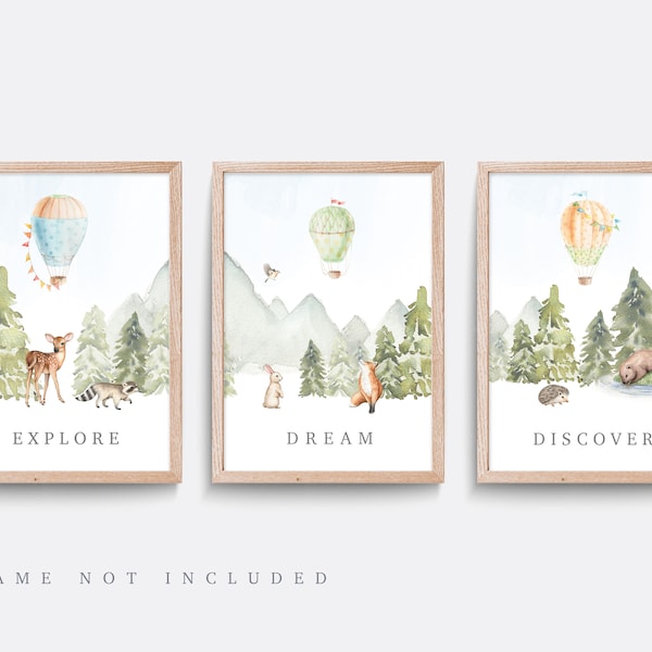 Forest Nursery Art Etsy