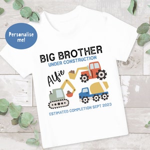 Big Brother T-Shirt, Big Brother Shirt, Pregnancy Announcement, Big Bro top, Big Bro Shirt, Big Brother Tee, Baby Announcement, Boys T-shirt