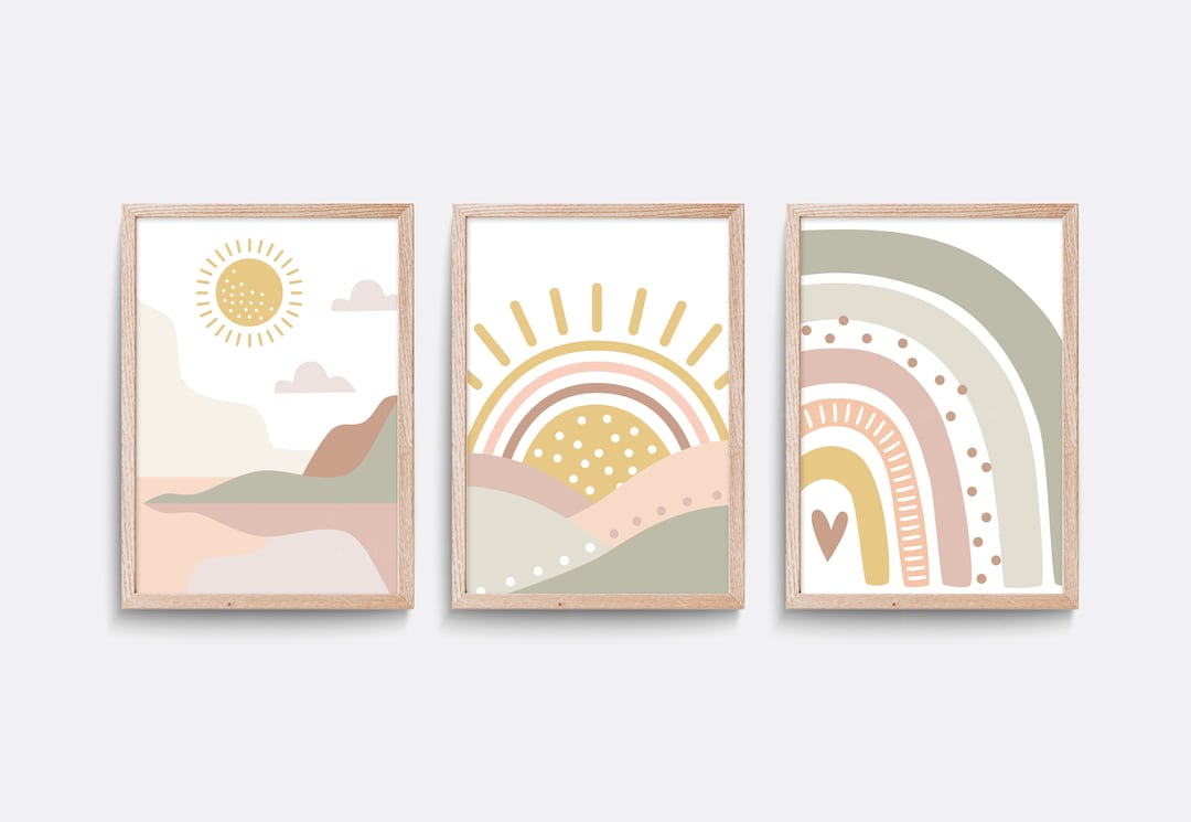 Illustration of Eco Friendly Wall Art For Nursery For Sale Online