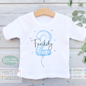 2nd Birthday t-shirt, birthday T-shirt, girl birthday top, boy birthday outfit, kids birthday top, 2nd birthday tee