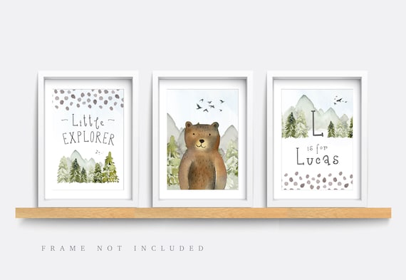 Bear hotsell nursery art