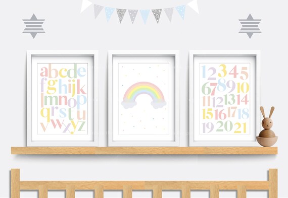abc wall decor for nursery