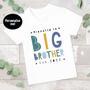 Big Brother T-Shirt, Big Brother Shirt, Pregnancy Announcement, Big Bro top, Big Bro Shirt, Big Brother Tee, Baby Announcement, Boys T-shirt