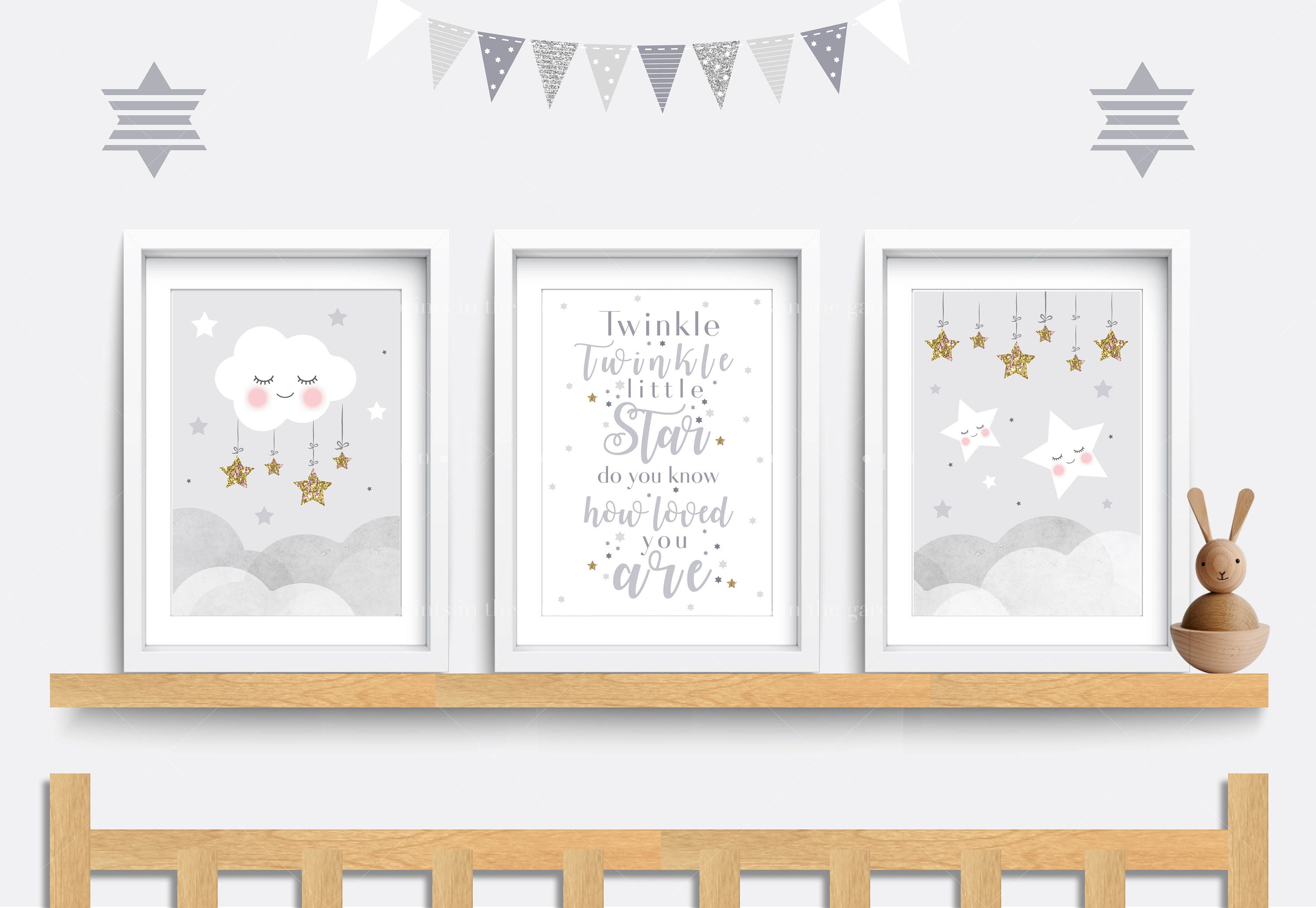 Prints Art & Collectibles Twinkle Twinkle little star Nursery wall art ...