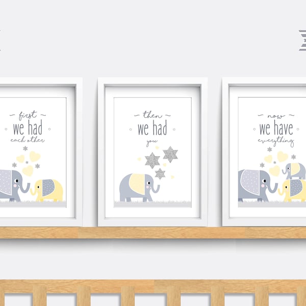 Yellow Nursery Art Etsy UK