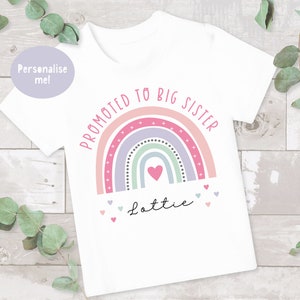 Big Sister T-Shirt, Big Sister top, Pregnancy Announcement, Big Sis top, Big Sis Shirt, Big Sister Tee, Baby Announcement, Girls T-shirt