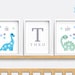 Nursery Wall Art Set of 3 Nursery Prints Boys Dinosaur - Etsy