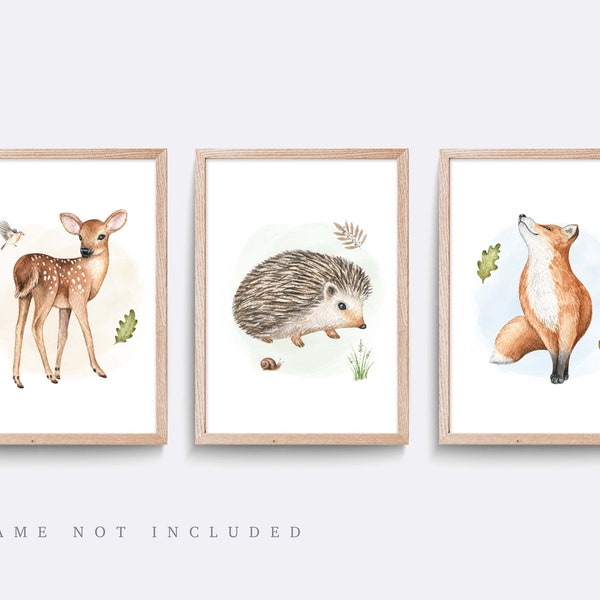 Woodland Nursery Decor Etsy UK