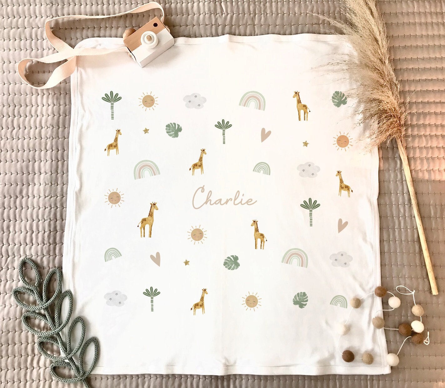 Little giraffe 2025 baby blankets