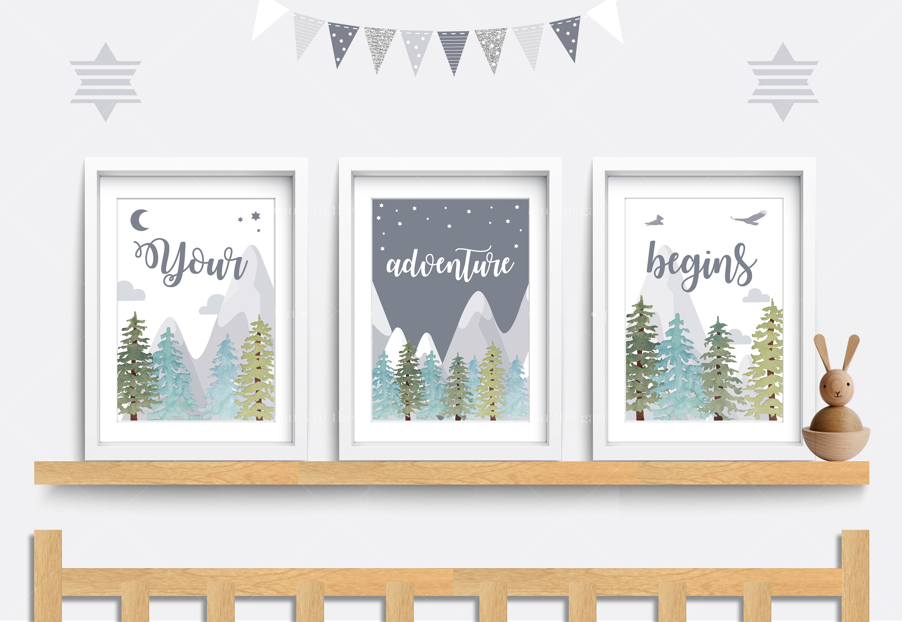 Outdoor Watercolor Print Adventure Quote ADVENTURE Camping Boys Wall Art QUOTE Print Nature Boys Nursery NURSERY Art Home Decor