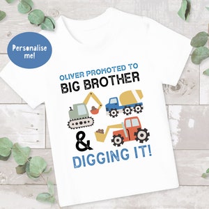 Big Brother T-Shirt, Big Brother Shirt, Pregnancy Announcement, Big Bro top, Big Bro Shirt, Big Brother Tee, Baby Announcement, Boys T-shirt