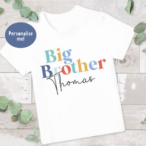 Big Brother T-Shirt, Big Brother Shirt, Pregnancy Announcement, Big Bro top, Big Bro Shirt, Big Brother Tee, Baby Announcement, Boys T-shirt