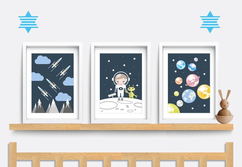 Set of 3 Baby Nursery Prints. Baby Nursery Decor. Nursery Wall Etsy UK