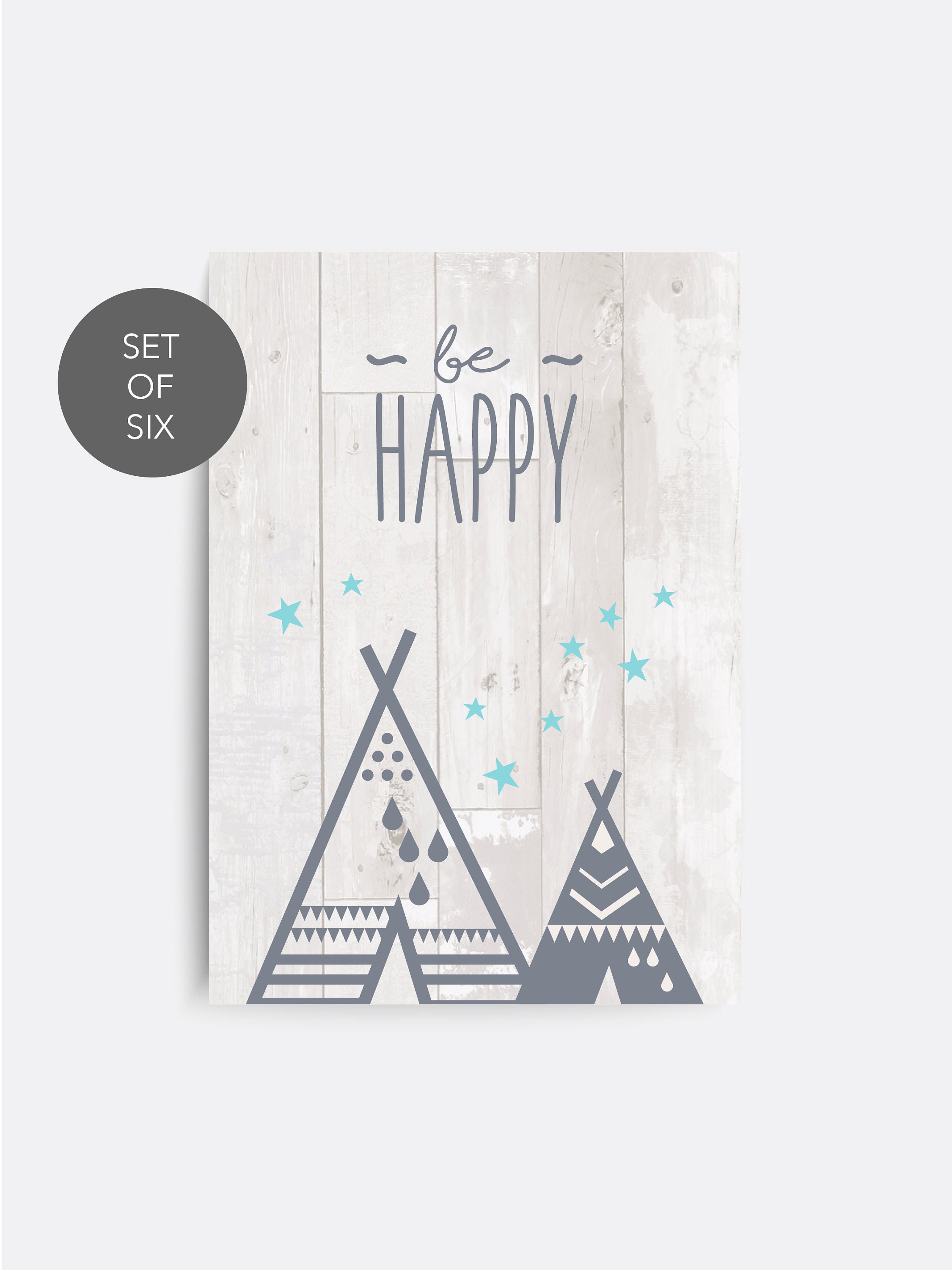 Mountain Nursery Wall Art Set of 6 Outdoor Prints Be Brave Etsy UK