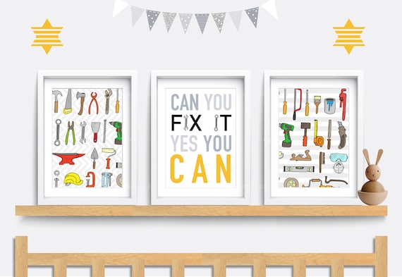 construction nursery decor
