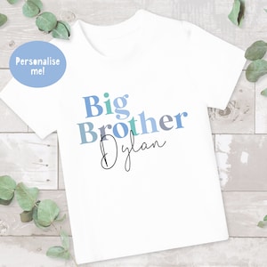Big Brother T-Shirt, Big Brother Shirt, Pregnancy Announcement, Big Bro top, Big Bro Shirt, Big Brother Tee, Baby Announcement, Boys T-shirt