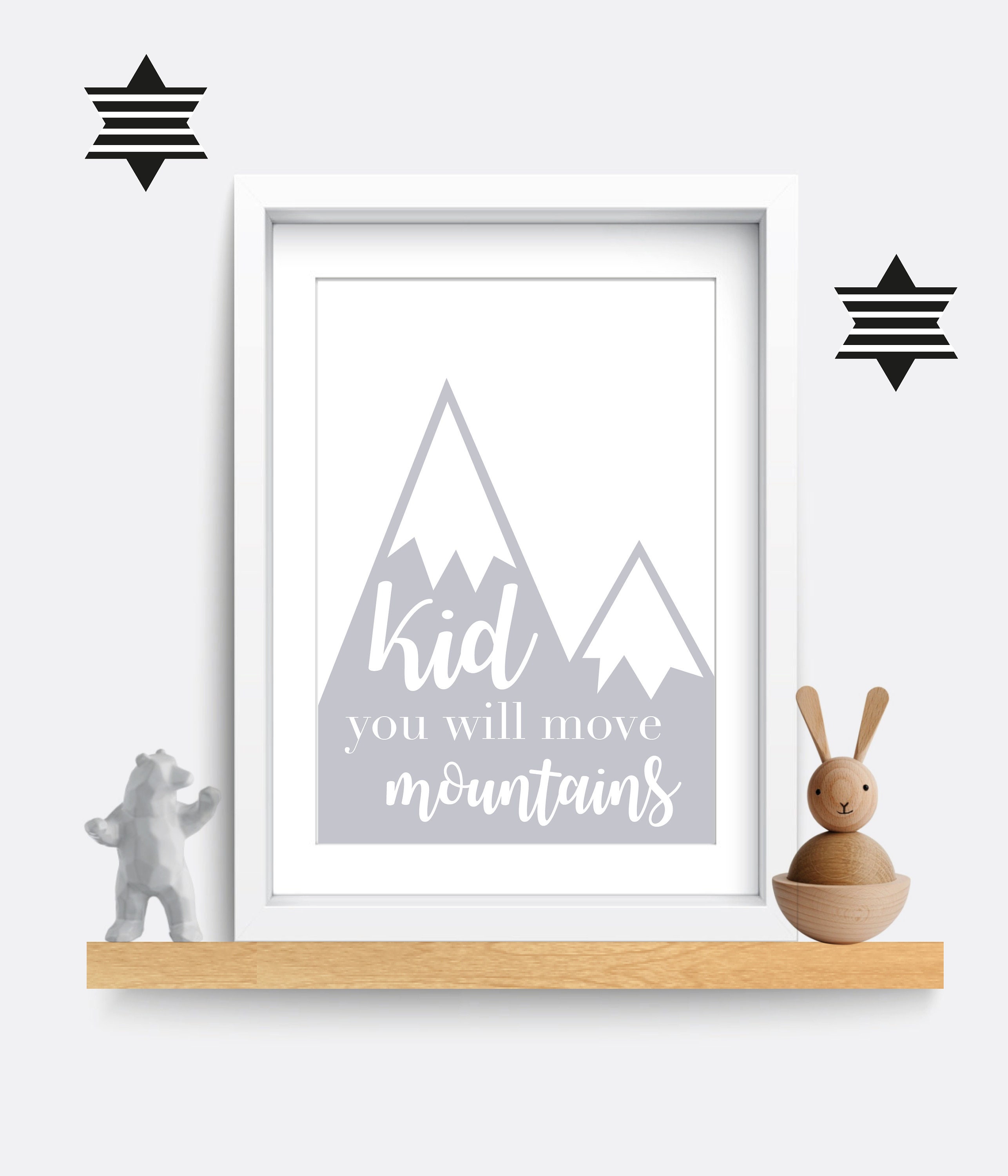 Mountain Nursery Print Baby Nursery Decor Nursery Wall Art - Etsy