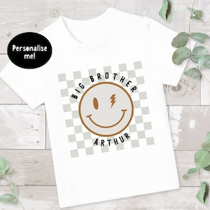 Big Brother T-Shirt, Big Brother Shirt, Pregnancy Announcement, Big Bro top, Big Bro Shirt, Big Brother Tee, Baby Announcement, Boys T-shirt