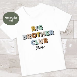 Big Brother T-Shirt, Big Brother Shirt, Pregnancy Announcement, Big Bro top, Big Bro Shirt, Big Brother Tee, Baby Announcement, Boys T-shirt