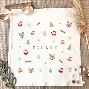 Personalised baby blanket, Christmas baby gift, Personalised Baby gift, new baby gift, Xmas gift for baby, newborn gift, baby shawl