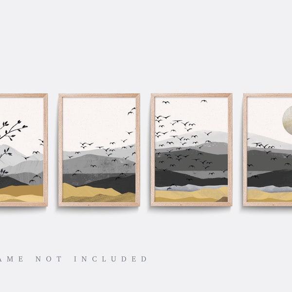 4 Piece Wall Art - Etsy