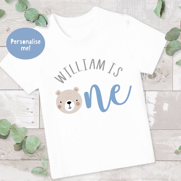 Kid's Birthday T-shirt, Birthday Keepsake T-shirt, Children's  Birthday Gift, 1st Birthday T-shirt, Boys Birthday, 2nd Birthday top, Bear