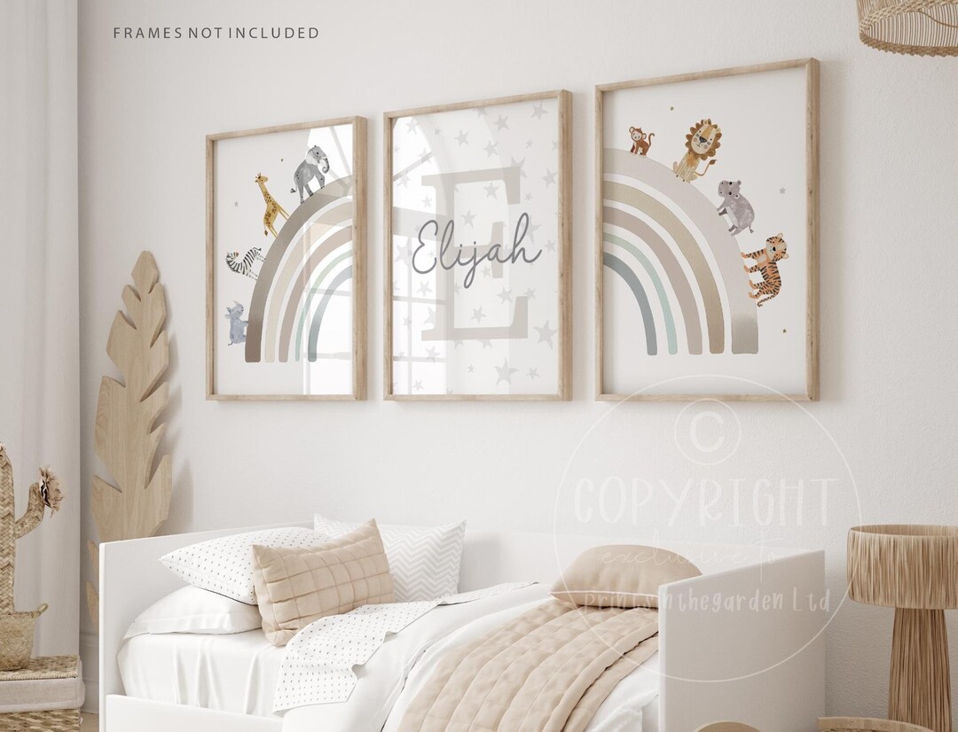Safari Nursery Print, Lion Wall Art, Safari Nursery Decor, Boho Nursery ...