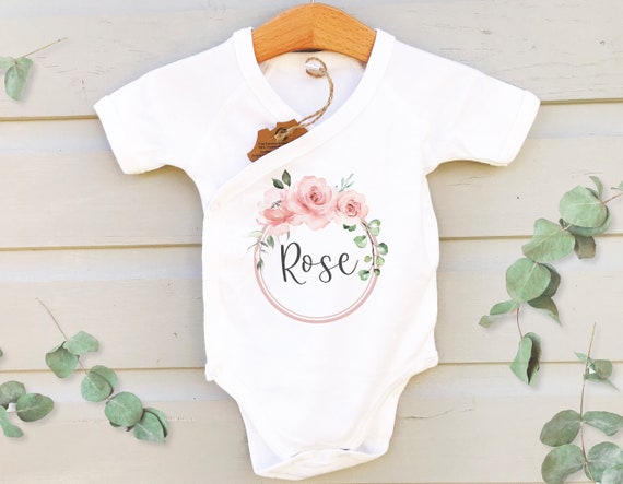 Personalised Baby Grow New Baby Gift Body Suit Gift for Baby Girl Organic Cotton Baby Grow Baby Shower Gift Personalised Gift Etsy