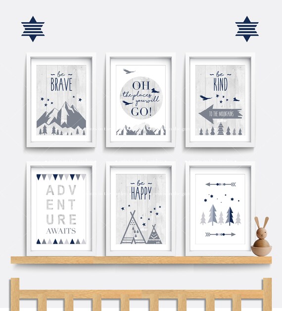 mountain nursery art