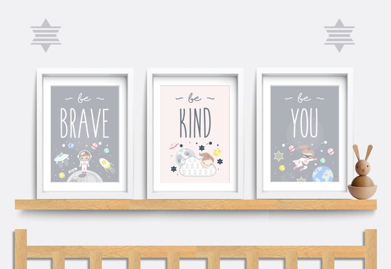 baby girl space themed nursery