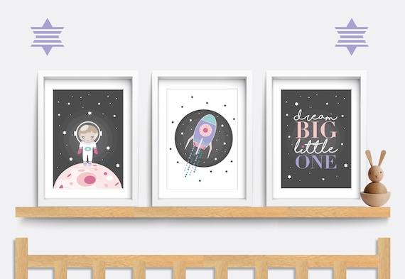 set of 3 nursery prints