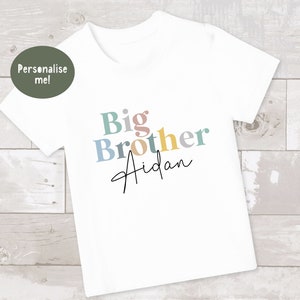 Big Brother T-Shirt, Big Brother Shirt, Pregnancy Announcement, Big Bro top, Big Bro Shirt, Big Brother Tee, Baby Announcement, Boys T-shirt