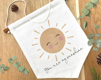 You Are My Sunshine Pennant Flag: Boho Nursery Decor