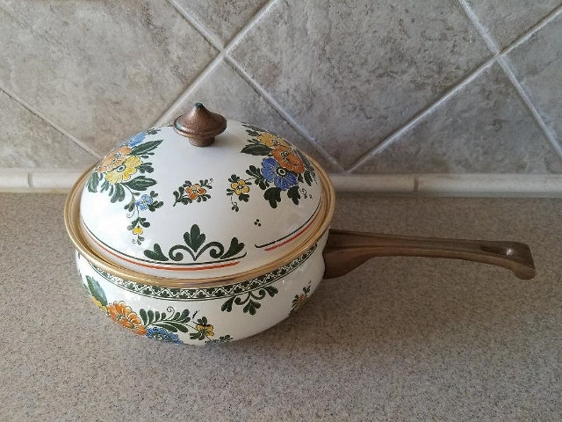 ASTA Enamelware German Cookware 1960's Midcentury Etsy