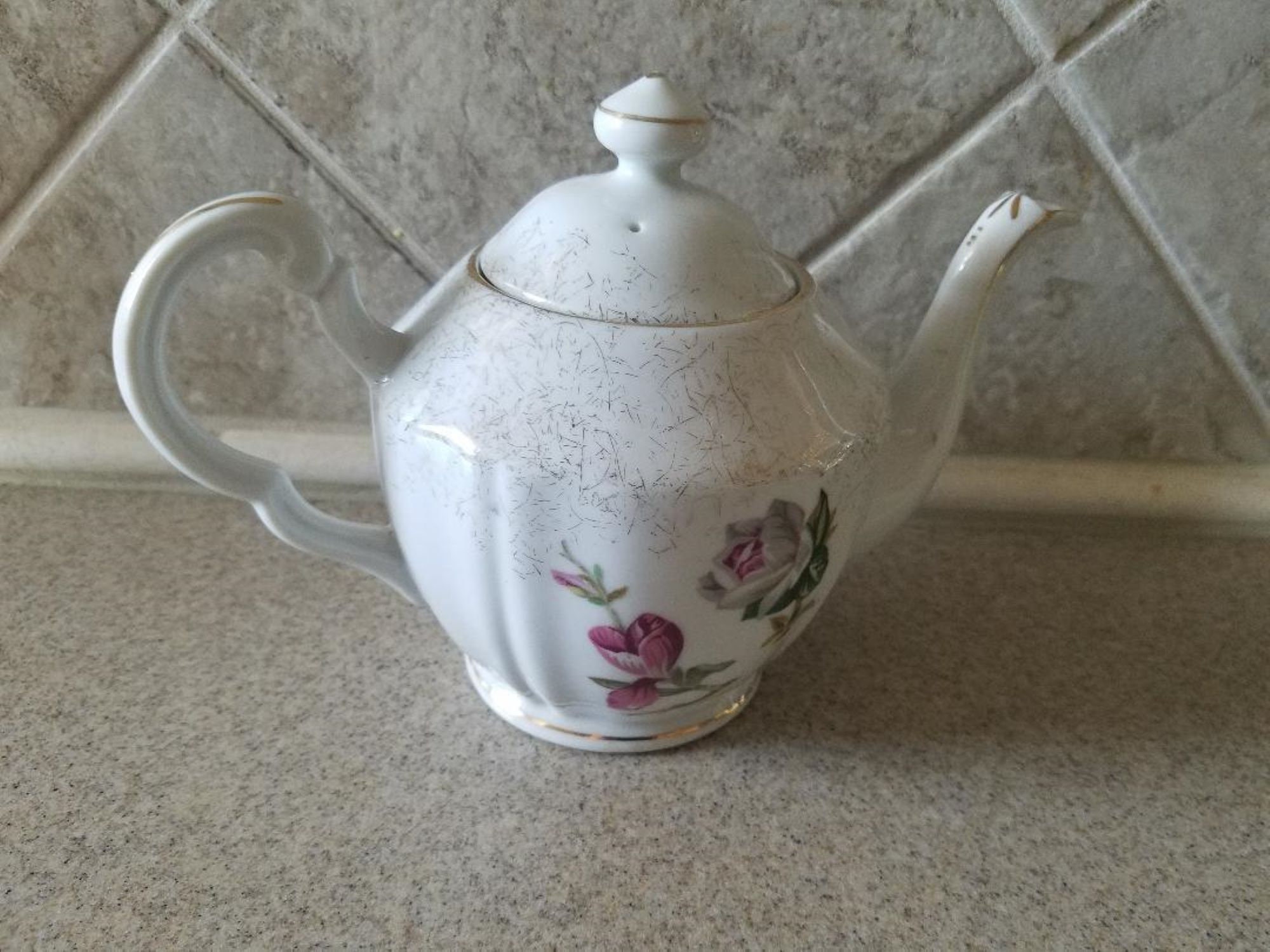 Norcrest Fine China Teapot K151 Vintage Teapot Pink Etsy
