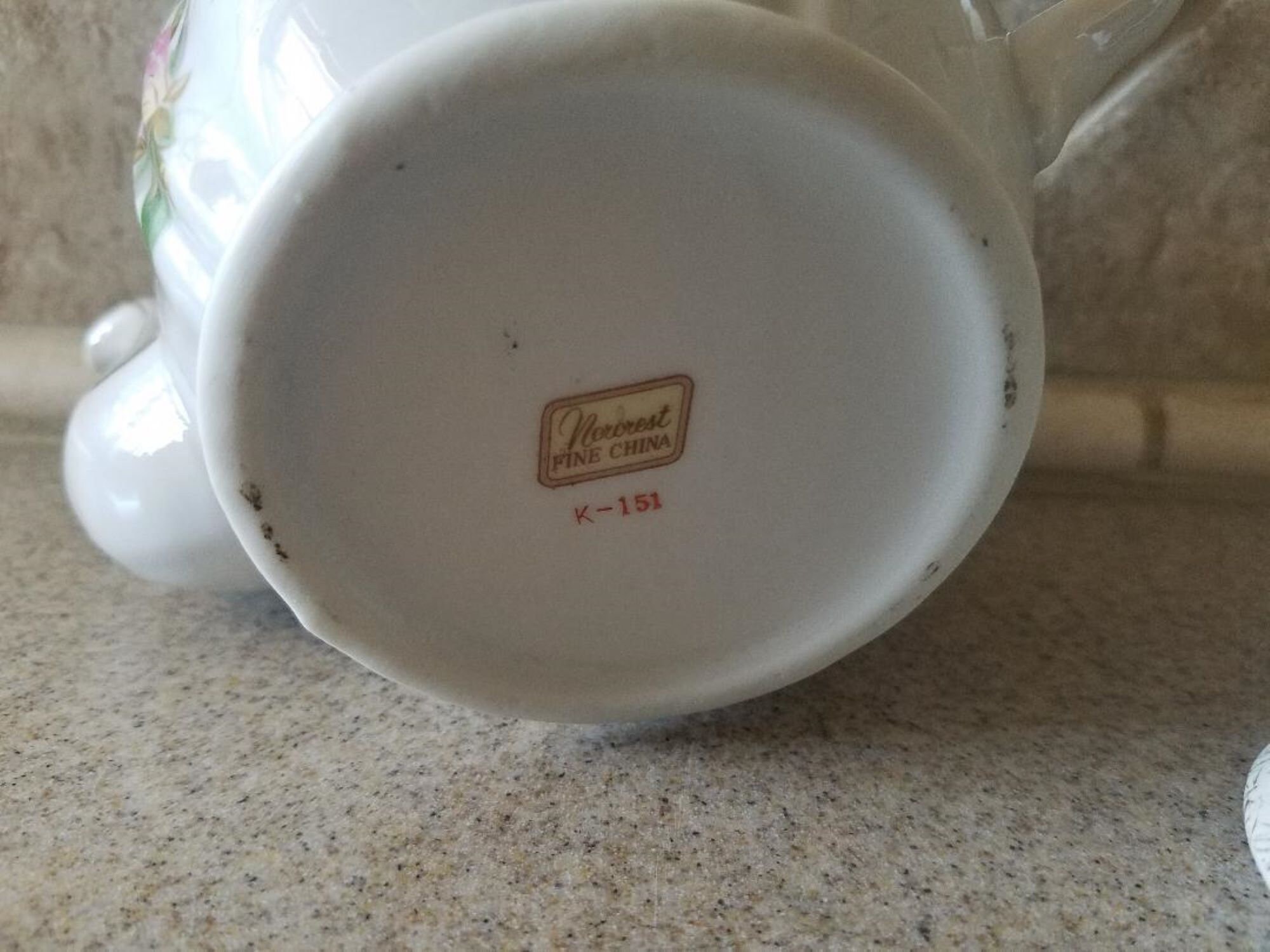 Norcrest Fine China Teapot K151 Vintage Teapot Pink Etsy