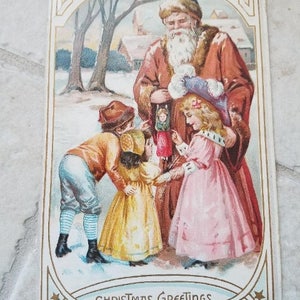 Antique Christmas Postcards/ Vintage Christmas Postcards/ Collectibles/ 1900's image 4