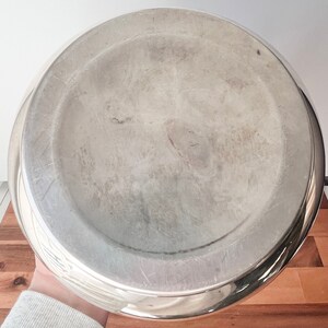 Vintage Silverplate Hinge Open Ice Bucket. image 6
