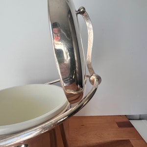 Vintage Silverplate Hinge Open Ice Bucket. image 5