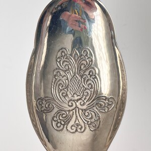 Pair of Silverplate and Wood Middle Eastern Style Serving Utensils image 6