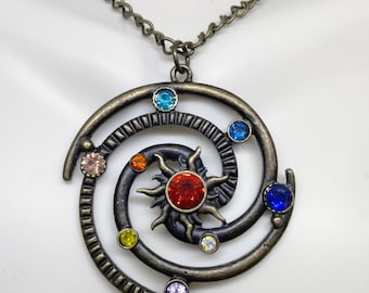 solar system pendant