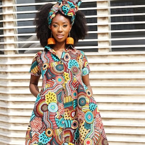 Short Kitenge Dress Etsy Canada