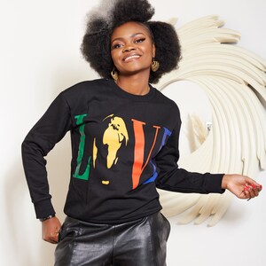 Love Africa Unisex Sweatshirt Ifunanya image 3