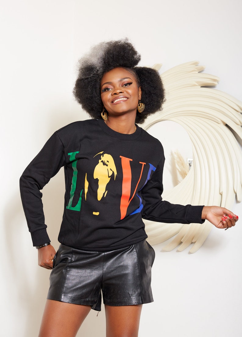 Love Africa Unisex Sweatshirt Ifunanya image 3