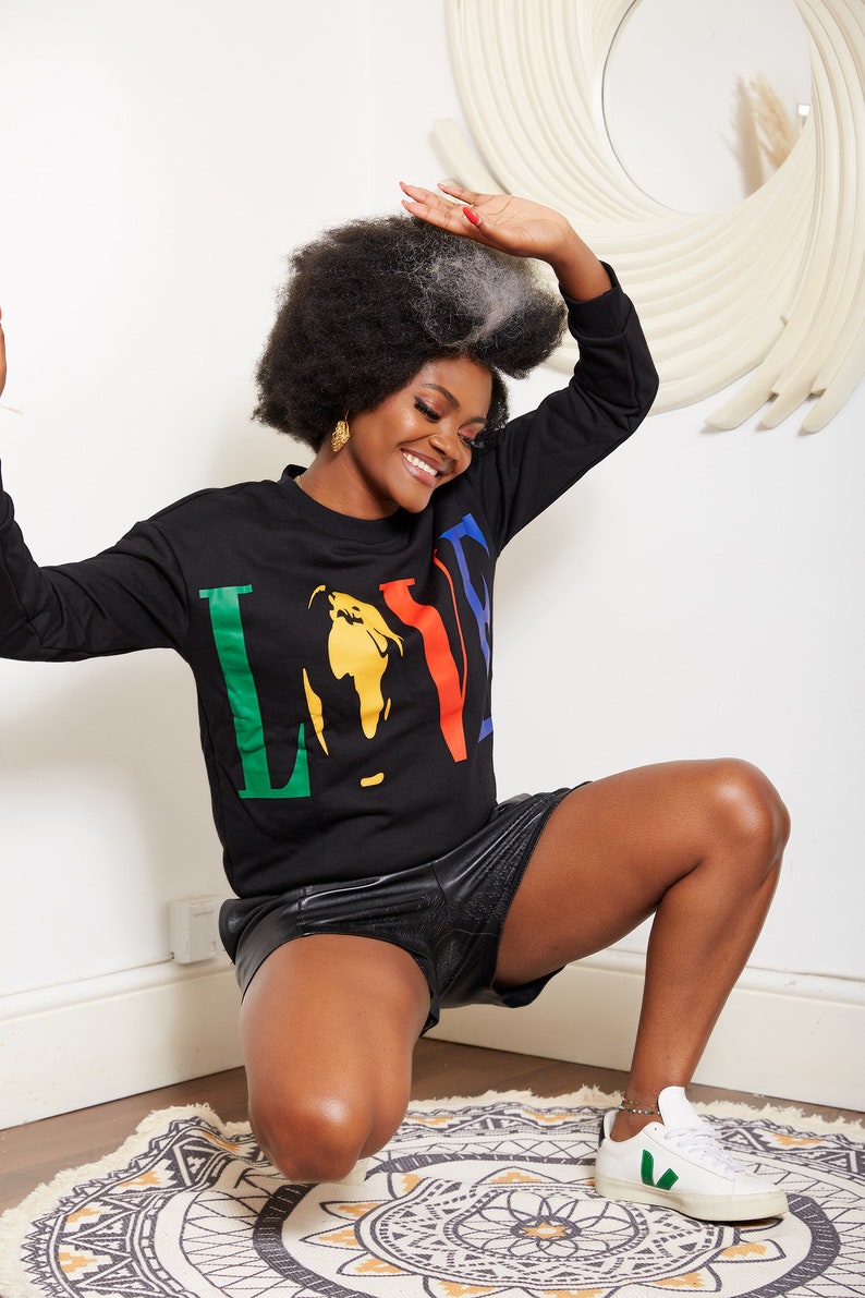 Love Africa Unisex Sweatshirt Ifunanya image 1