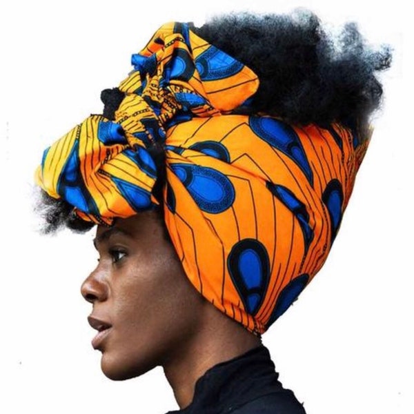 Afrikanischer Print Ankara Headwrap | Afrikanische Kopfkrawatte | Turban Wickel | Ankara Kopftuch | DamenSchal