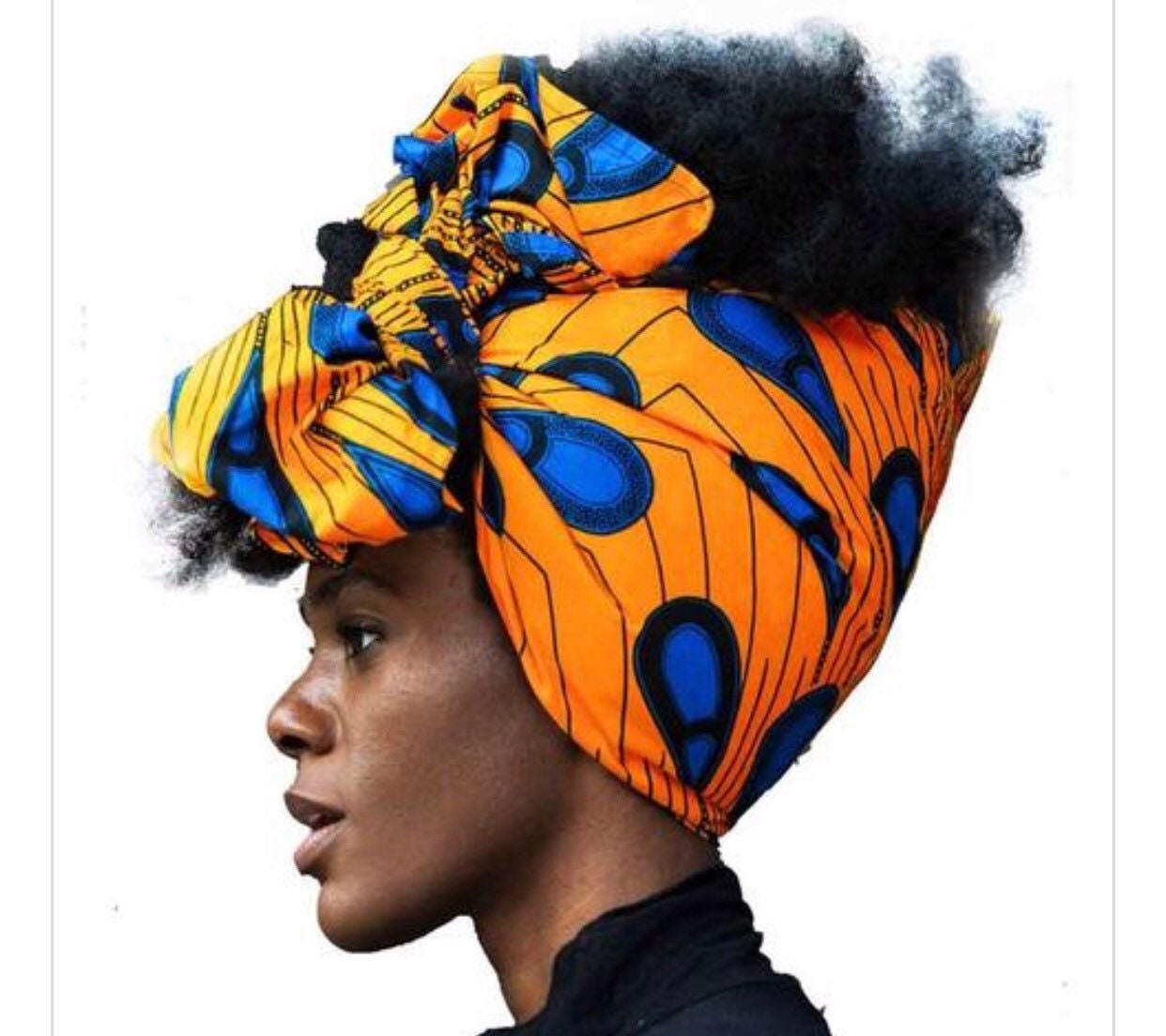 D’IYANU African Print Head Wrap/Scarf