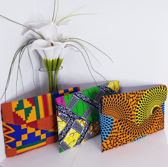 African print clutch bag best sale