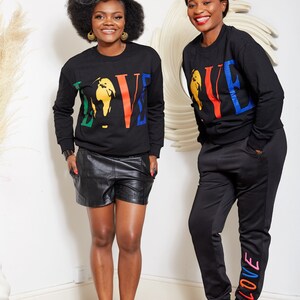 Love Africa Unisex Sweatshirt Ifunanya image 7