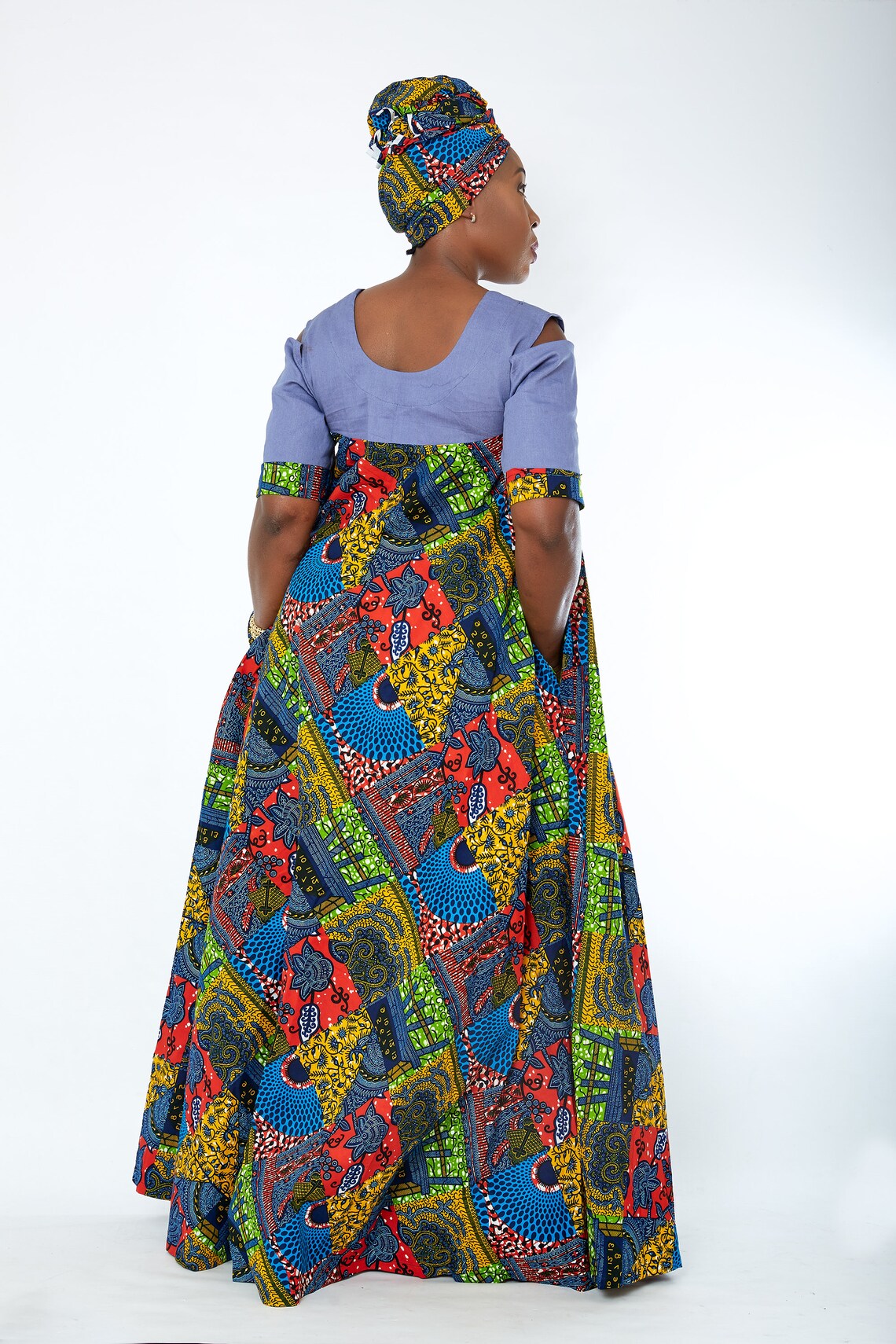 denim african dresses